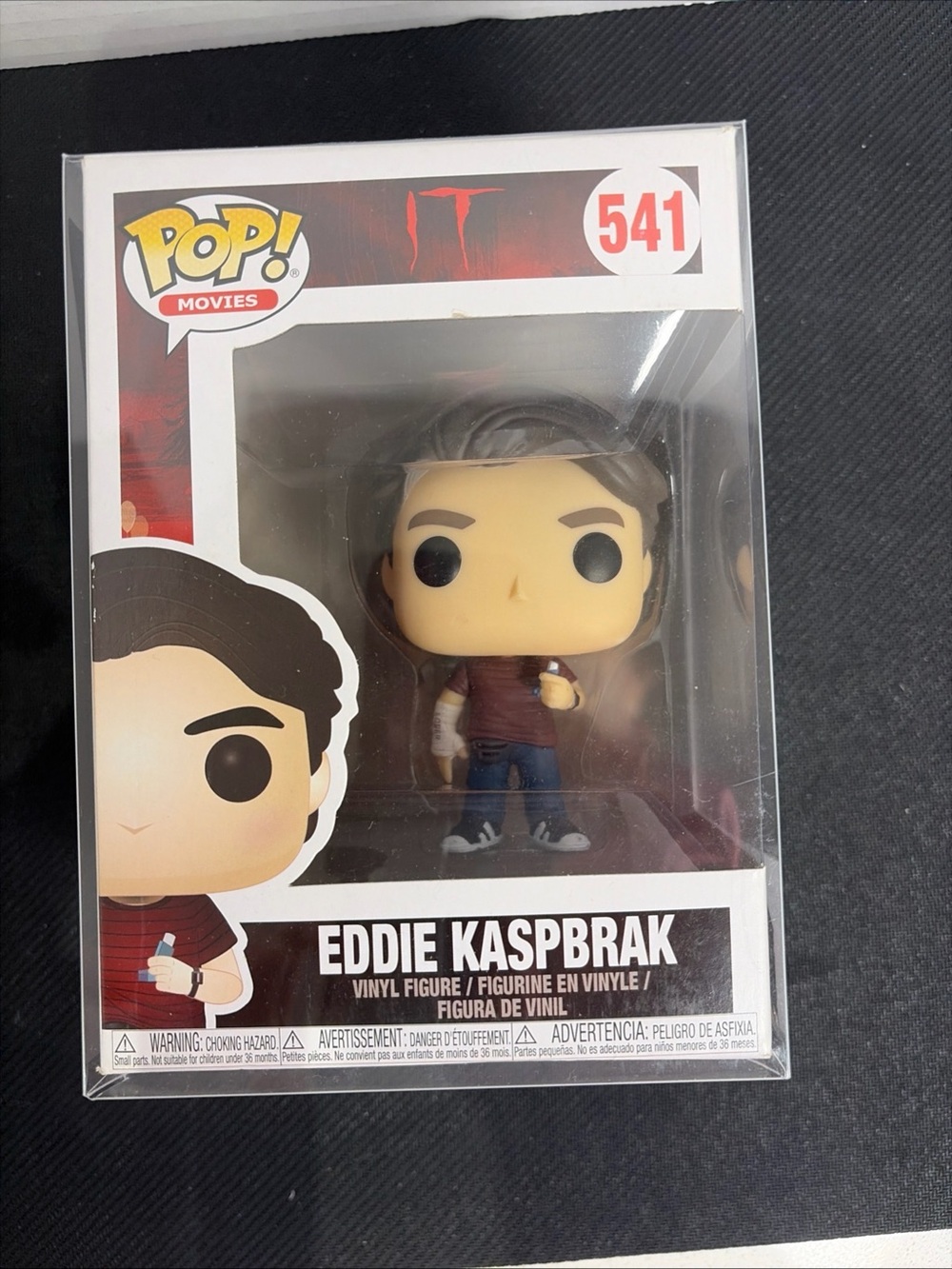 Funko Pop! Vinyl: It - Eddie Kaspbrak (w/ Broken Arm and Inhaler) #541 protector